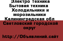 Электро-Техника Бытовая техника - Холодильники и морозильники. Калининградская обл.,Светловский городской округ 